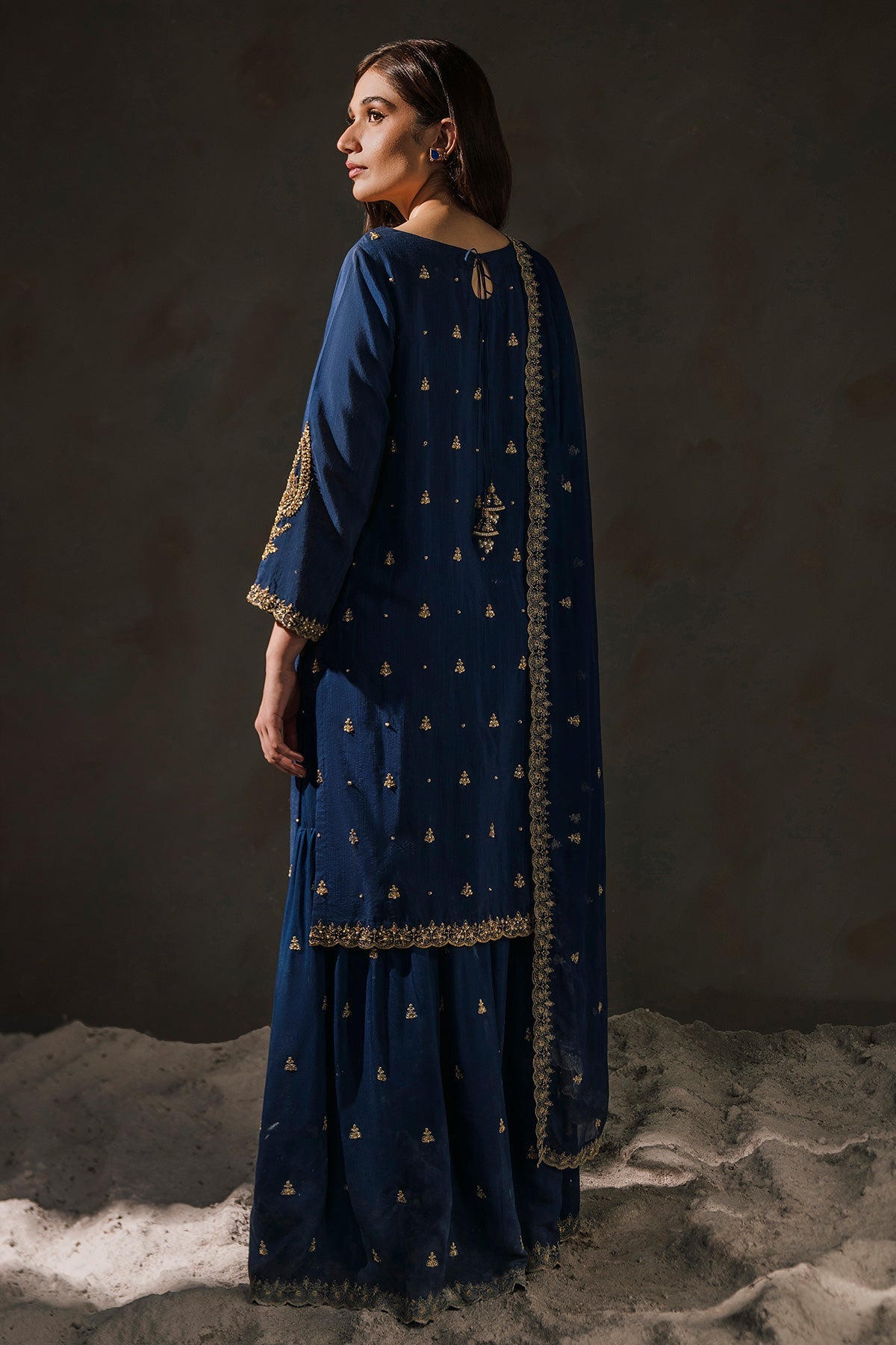 Kayseria - 3 Piece Raw Silk Suit