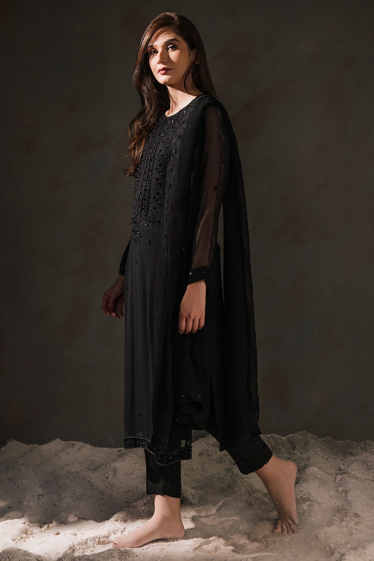 Kayseria - 3 Piece Chiffon Suit