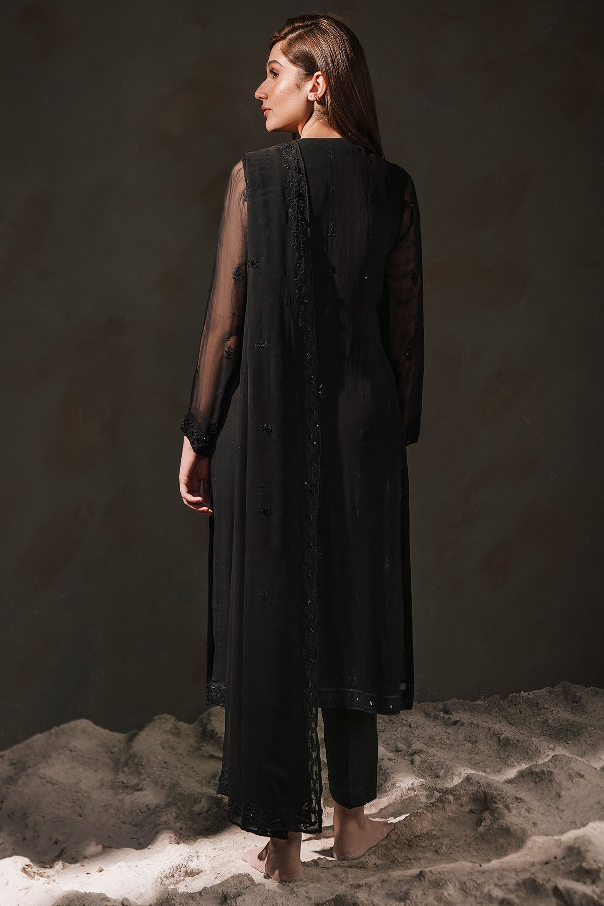 Kayseria - 3 Piece Chiffon Suit