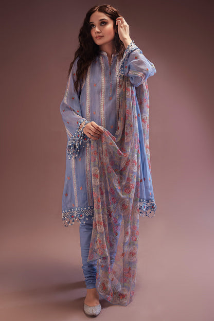 Kayseria - 3 Piece Dhaka Malmal Suit