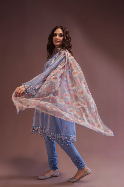 Kayseria - 3 Piece Dhaka Malmal Suit