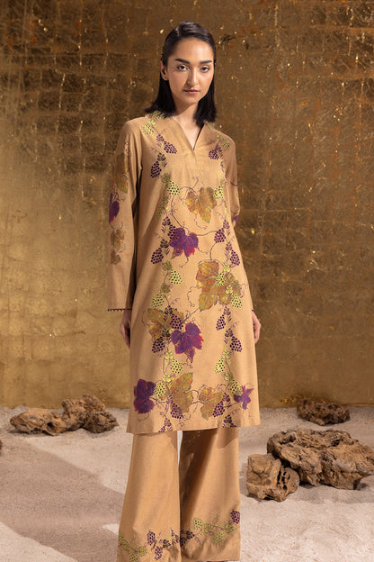 Kayseria - 2 Piece Viscose Karandi Shirt & Shalwar