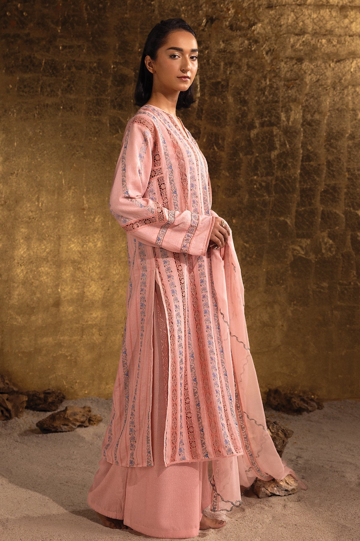 Kayseria - 3 Piece Viscose Karandi Suit