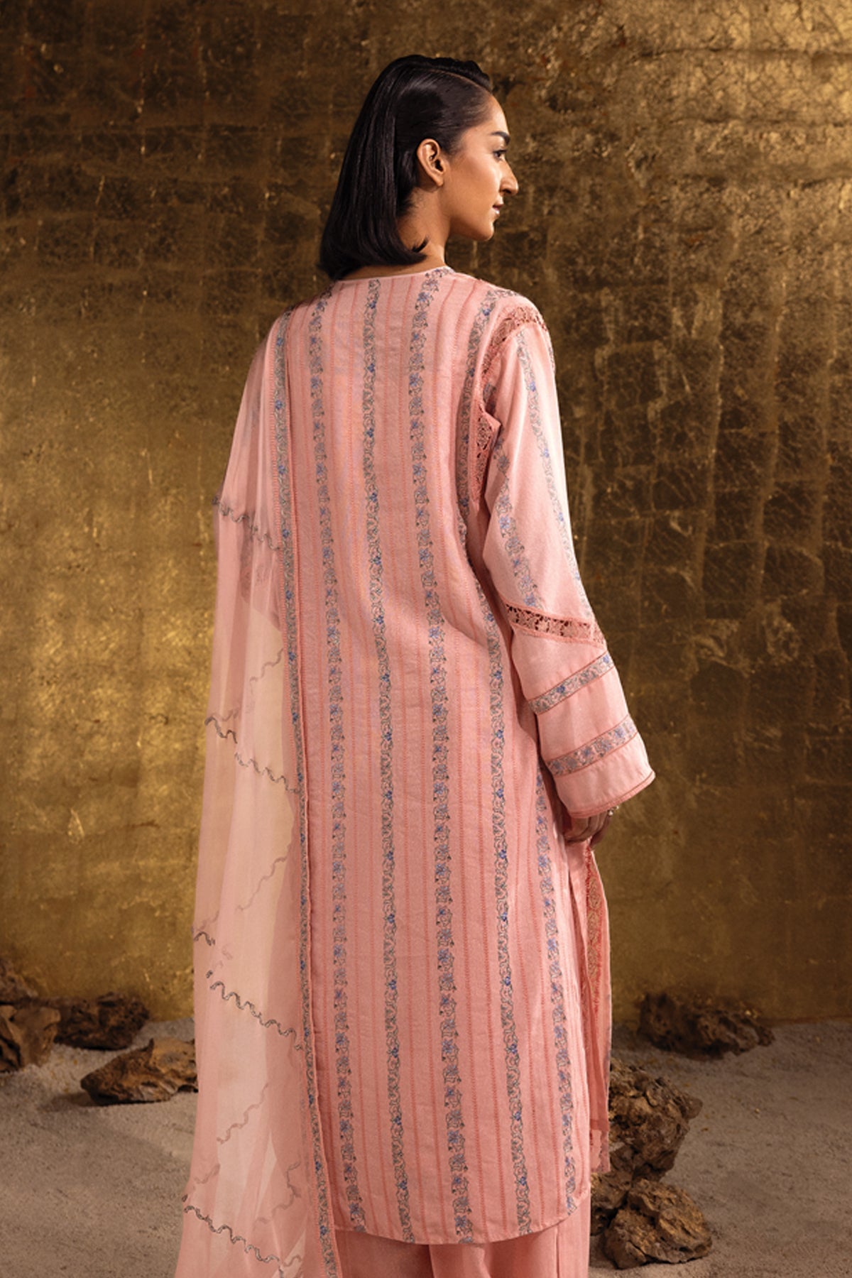 Kayseria - 3 Piece Viscose Karandi Suit