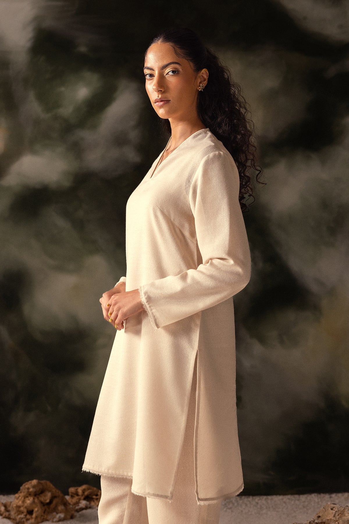 Kayseria - Gohar-E-Doyem- 2 Piece Viscose Karandi Shirt & Shalwar