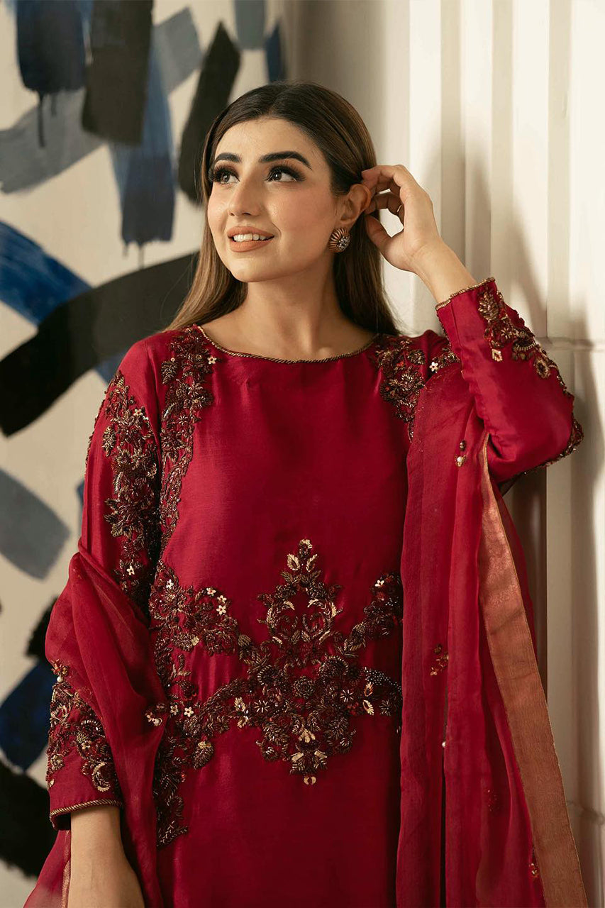 Abeera Usman - Maroon Pret