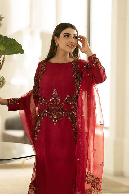 Abeera Usman - Maroon Pret