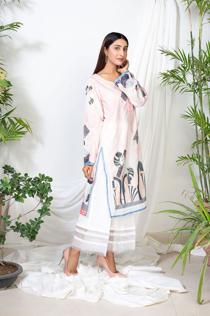 Lyla - Printed Lawn Kurta (LP21014A)