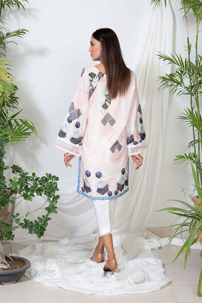 Lyla - Printed Lawn Kurta (LP21014B)