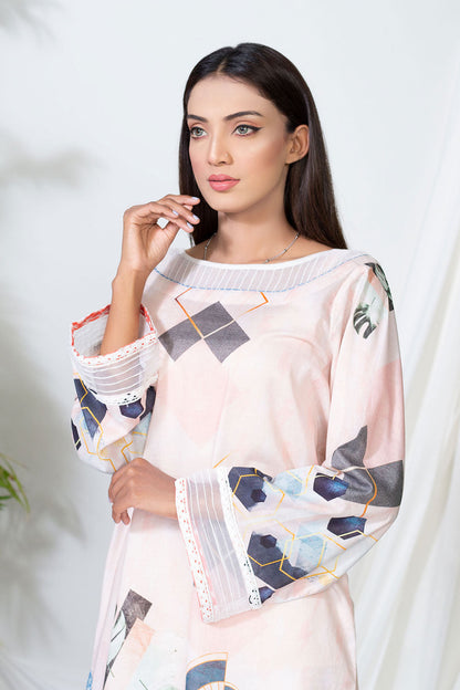 Lyla - Printed Lawn Kurta (LP21014B)