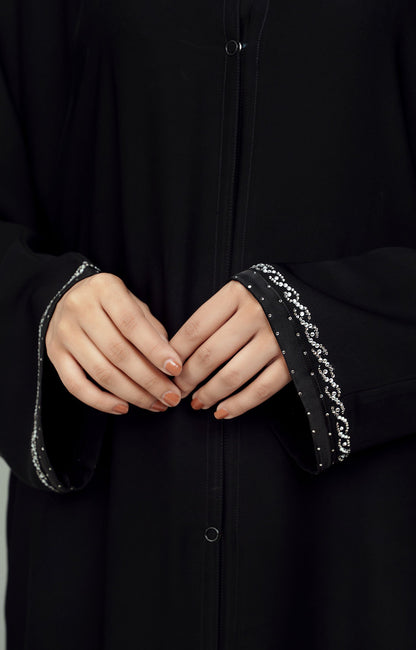 Hareer - CEREUS BLAZE SWAROVSKI STONE WORK ABAYA