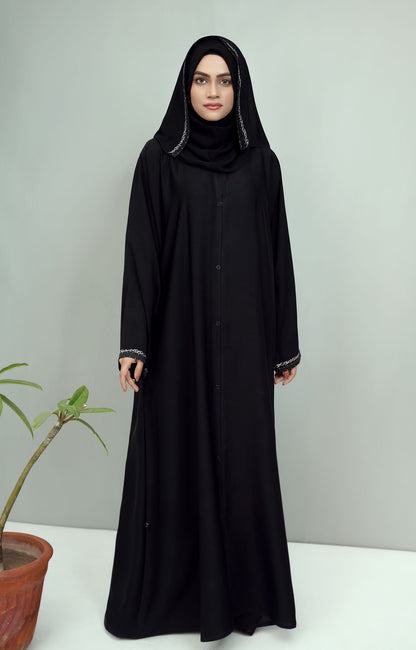 Hareer - CEREUS BLAZE SWAROVSKI STONE WORK ABAYA