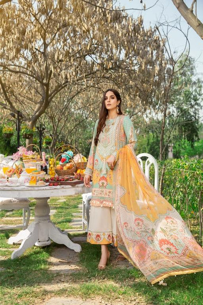 Ellena - 3-PC Unstitched Lawn