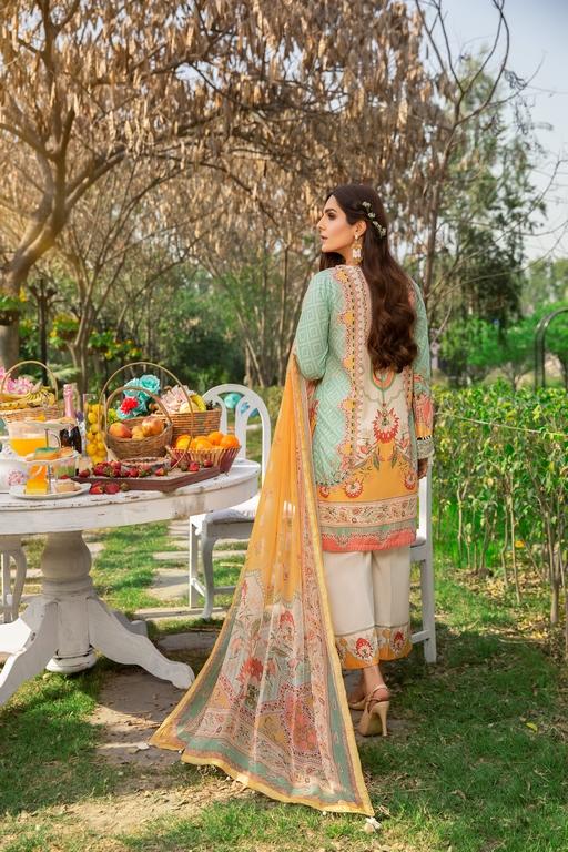 Ellena - 3-PC Unstitched Lawn