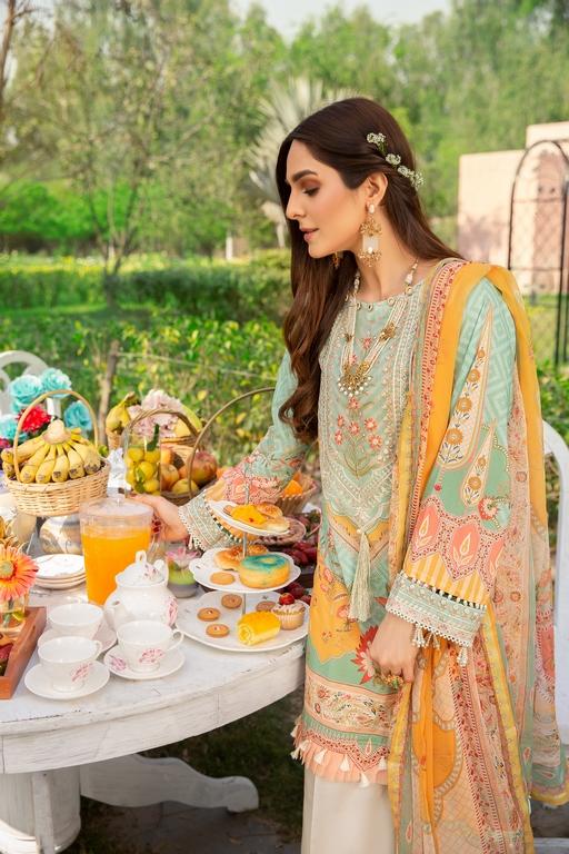 Ellena - 3-PC Unstitched Lawn