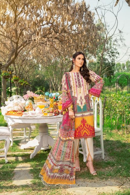 Ellena - 3-PC Unstitched Lawn