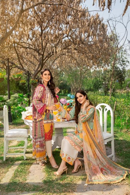 Ellena - 3-PC Unstitched Lawn