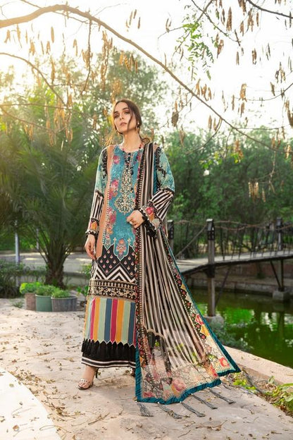 Ellena - 3-PC Unstitched Lawn