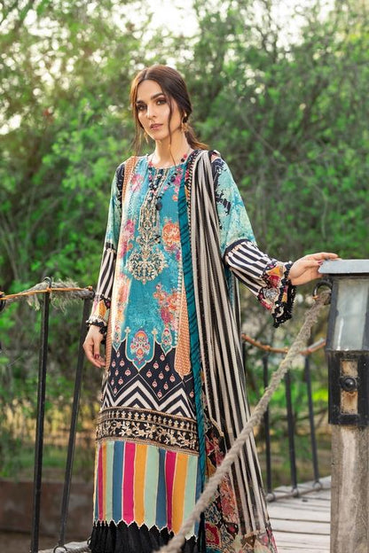 Ellena - 3-PC Unstitched Lawn