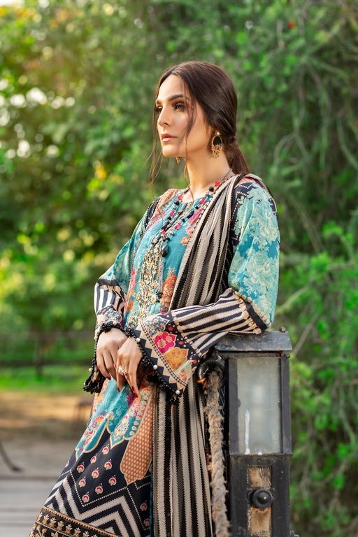 Ellena - 3-PC Unstitched Lawn