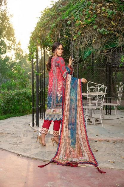 Ellena - 3-PC Unstitched Lawn