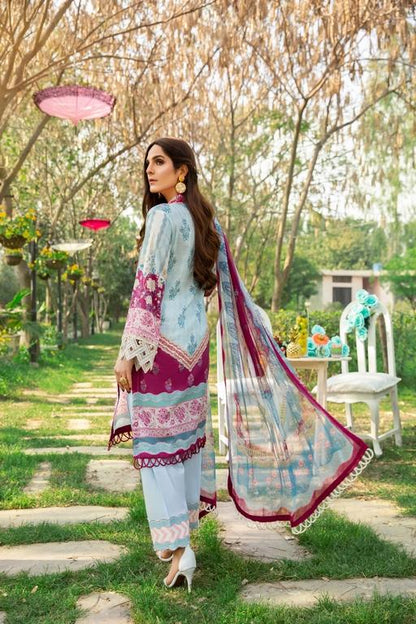 Ellena - 3-PC Unstitched Lawn