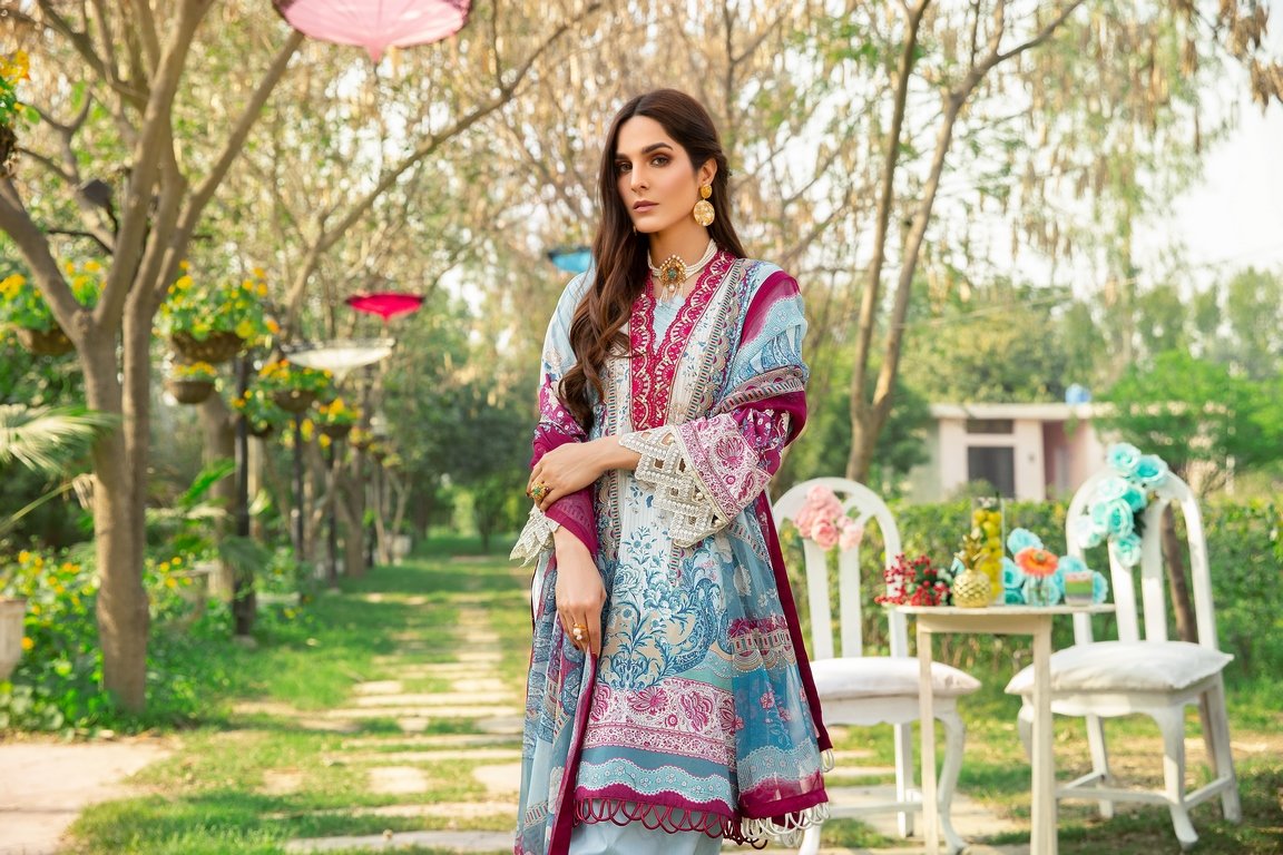 Ellena - 3-PC Unstitched Lawn