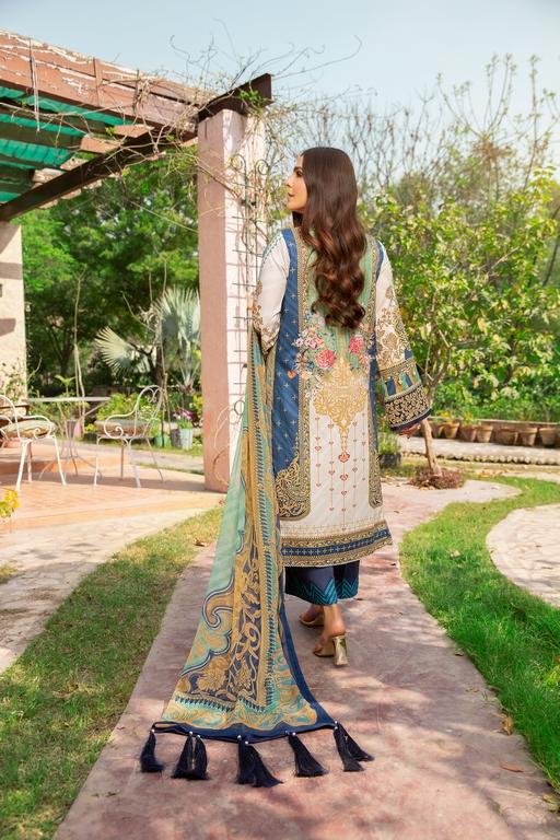 Ellena - 3-PC Unstitched Lawn