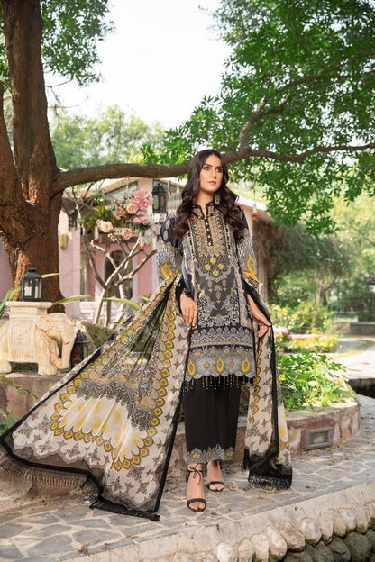 Ellena - 3-PC Unstitched Lawn