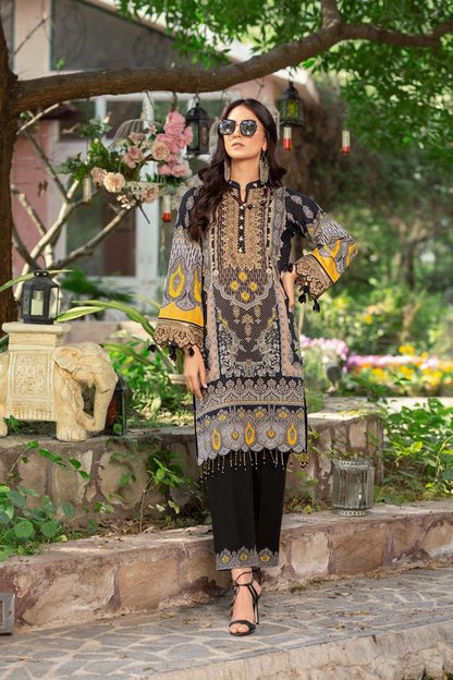 Ellena - 3-PC Unstitched Lawn