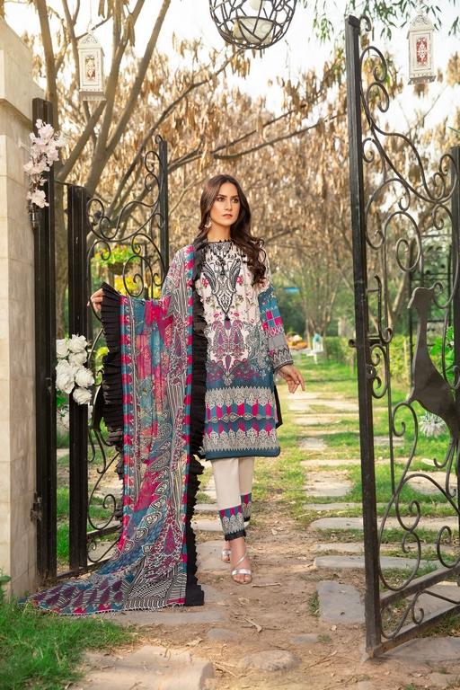 Ellena - 3-PC Unstitched Lawn