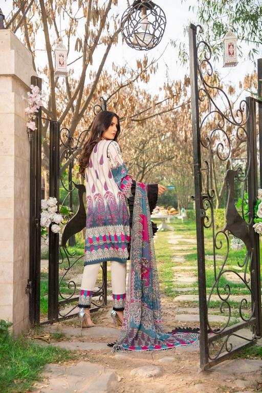 Ellena - 3-PC Unstitched Lawn