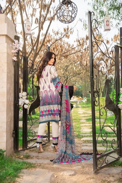 Ellena - 3-PC Unstitched Lawn