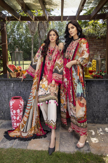 Ellena - 3-PC Unstitched Lawn