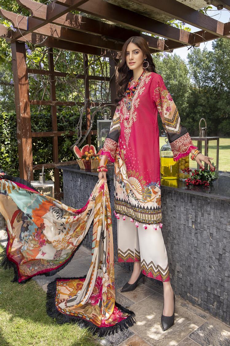 Ellena - 3-PC Unstitched Lawn