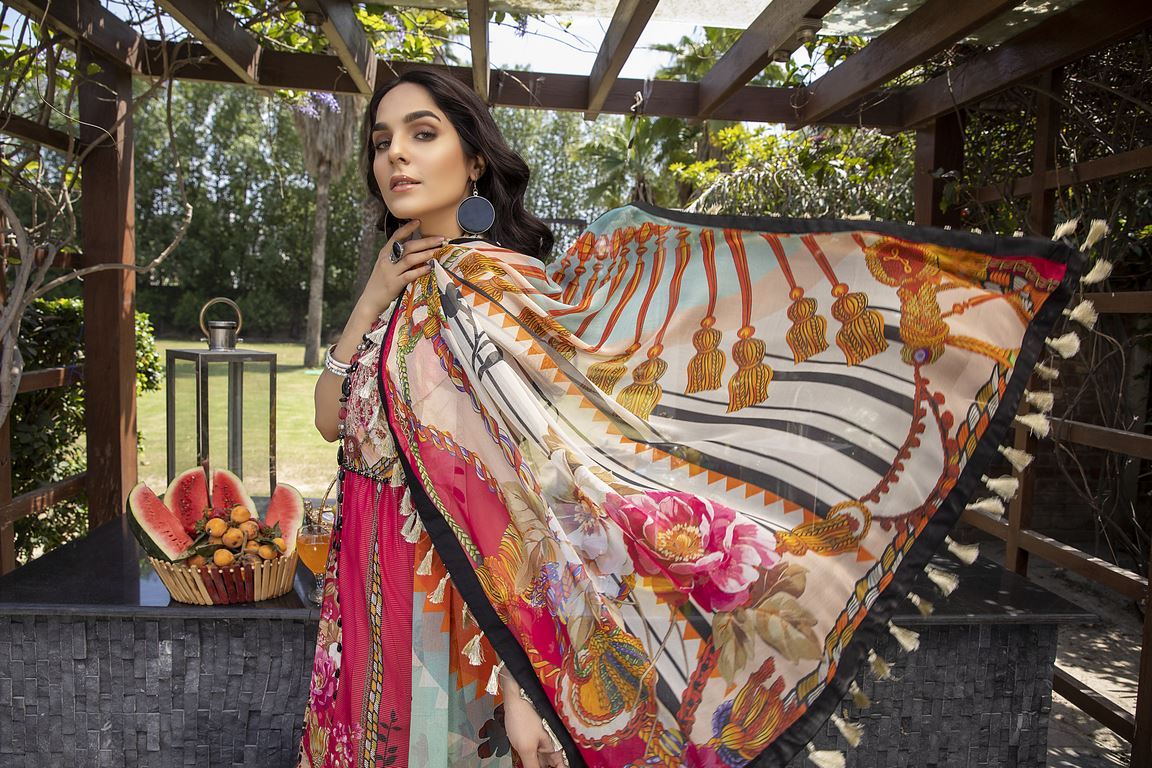 Ellena - 3-PC Unstitched Lawn