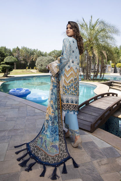 Ellena - 3-PC Unstitched Lawn