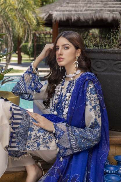 Ellena - 3-PC Unstitched Lawn