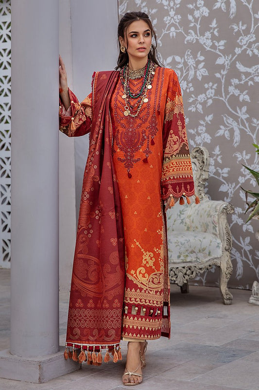 Ellena - 3-PC Unstitched Khaddar