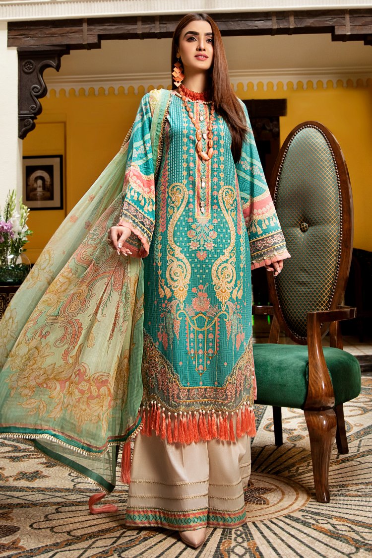 Ellena - 3-PC Unstitched Lawn