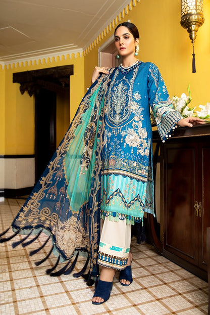 Ellena - 3-PC Unstitched Lawn