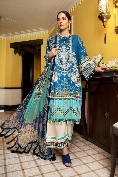 Ellena - 3-PC Unstitched Lawn