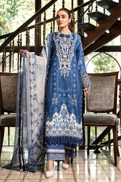 Ellena - 3-PC Unstitched Lawn