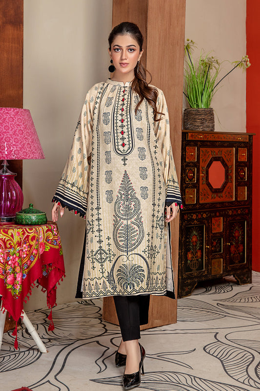 Ellena - 1-PC Kurti Unstitched Khaddar