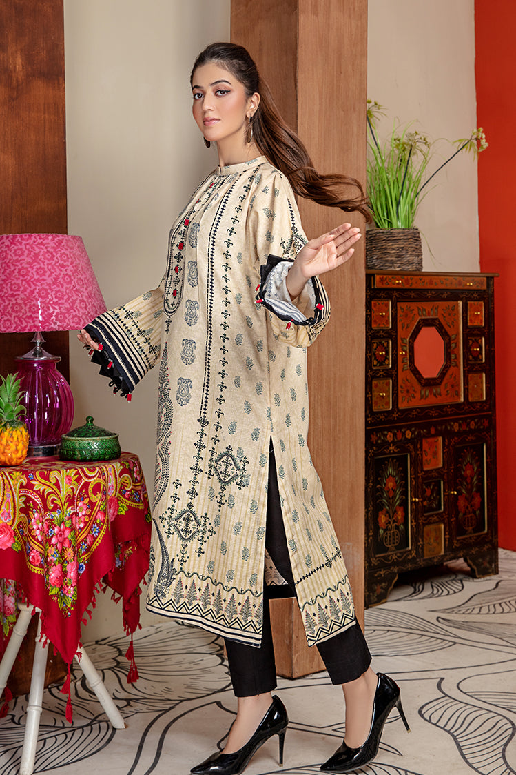 Ellena - 1-PC Kurti Unstitched Khaddar