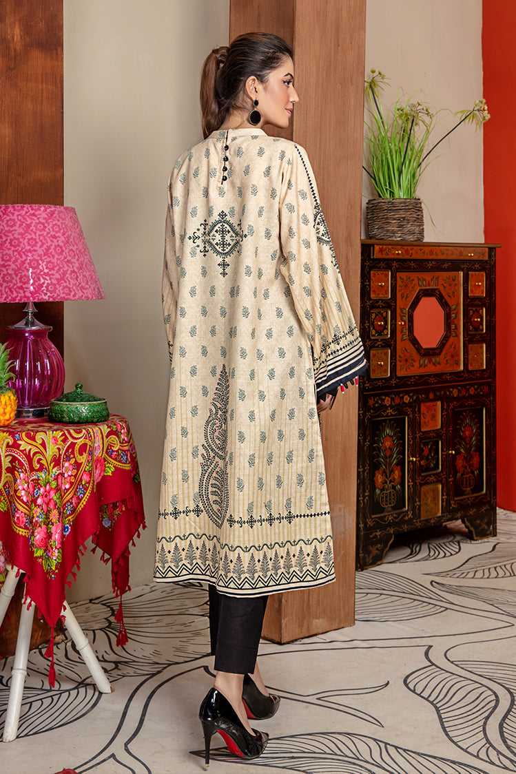 Ellena - 1-PC Kurti Unstitched Khaddar