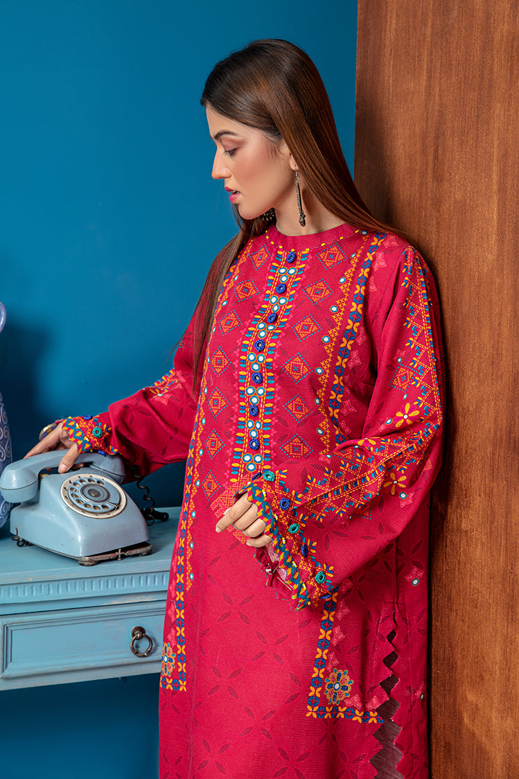 Ellena - 1-PC Kurti Unstitched Khaddar