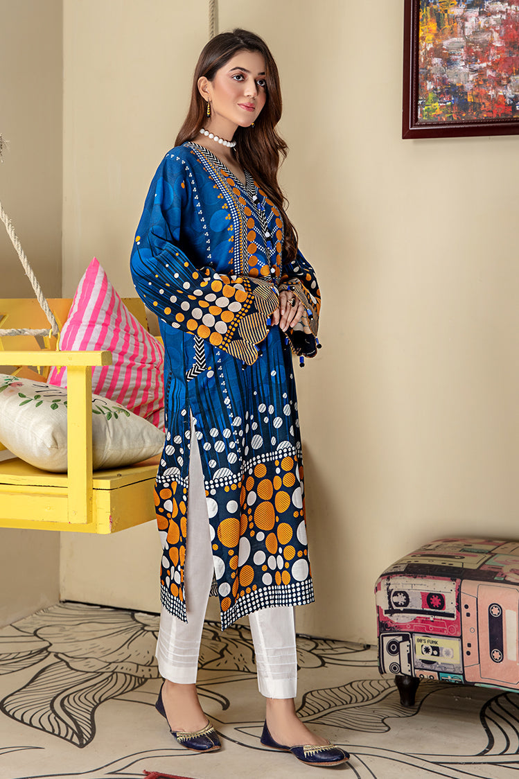 Ellena - 1-PC Kurti Unstitched Khaddar