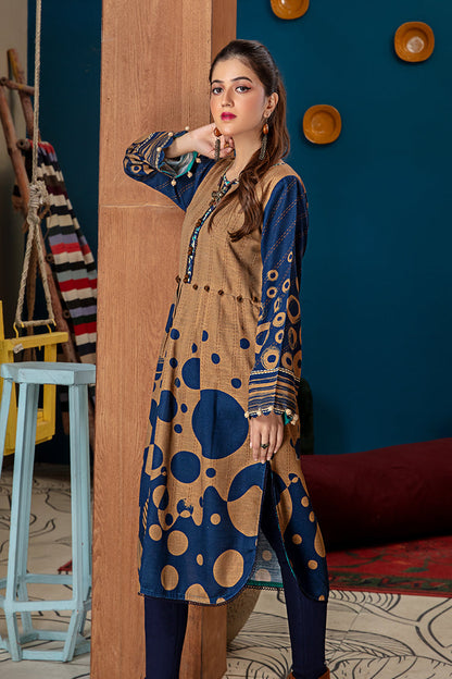 Ellena - 1-PC Kurti Unstitched Khaddar