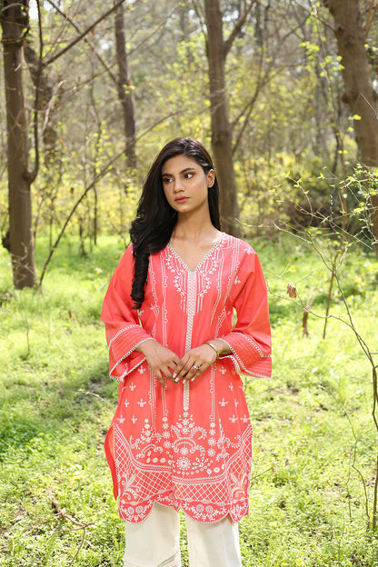 Lyla - Embroidered Schiffli Kurta (LP21009)